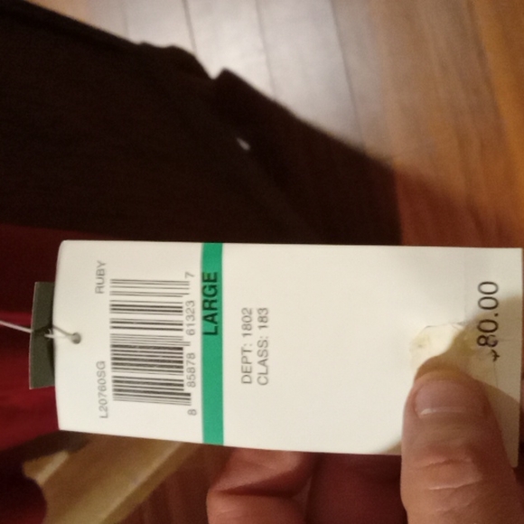 Ruby red sweater dress - Picture 3 of 3